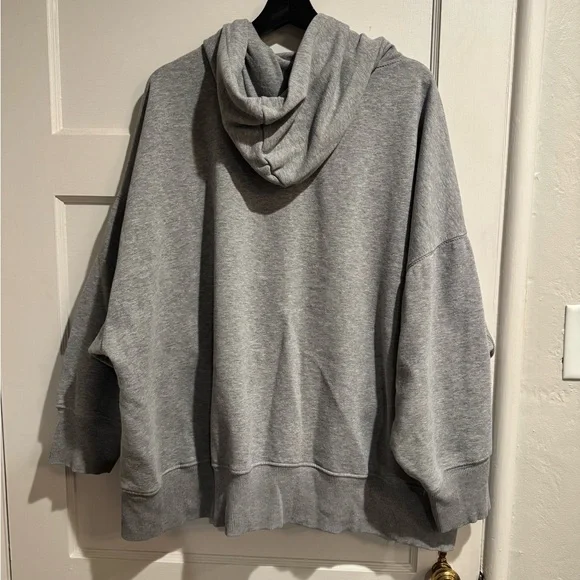 Free People “Sprint To The Finish” Hoodie — Heather Grey (Size L) - Picture 2 of 11